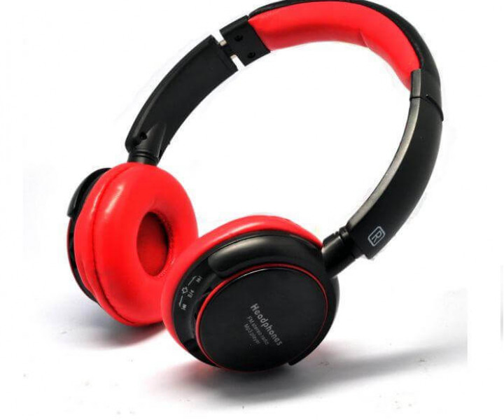 Наушники HQ-Tech MRH-168 Black/Red, Wireless, Radio, накладные, FM радио